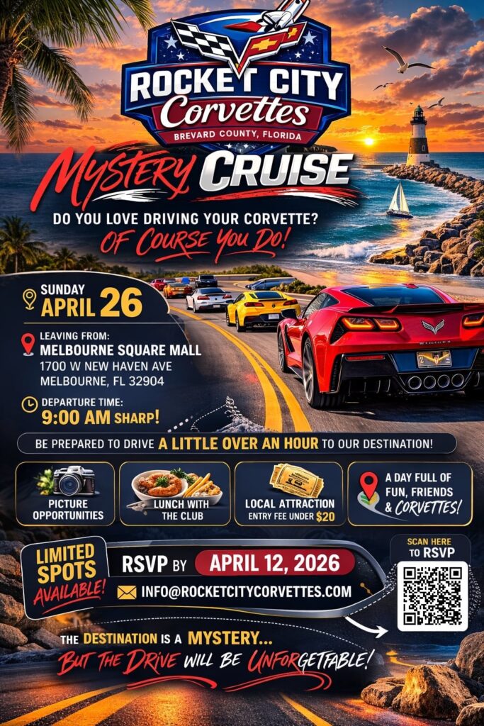 Rocket City Corvettes Mystery Cruise