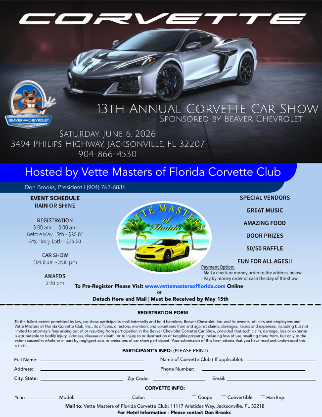 Vette Masters Car Show