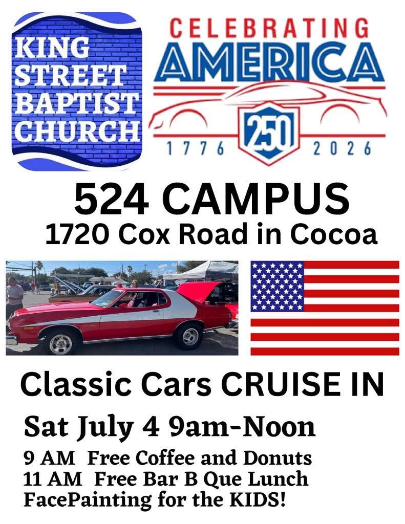 Classic Car Cruise In - America\'s 250th