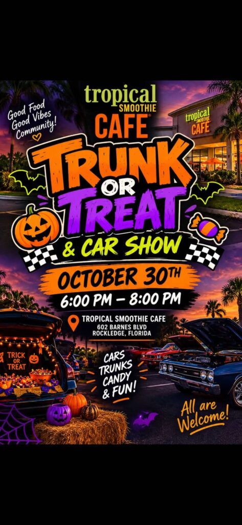 Trunk or Treat - Tropical Smoothie Cafe